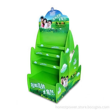 Counter Stand, Made of Corrugated Paper, Customized Colors, Sizes and Shapes are Available